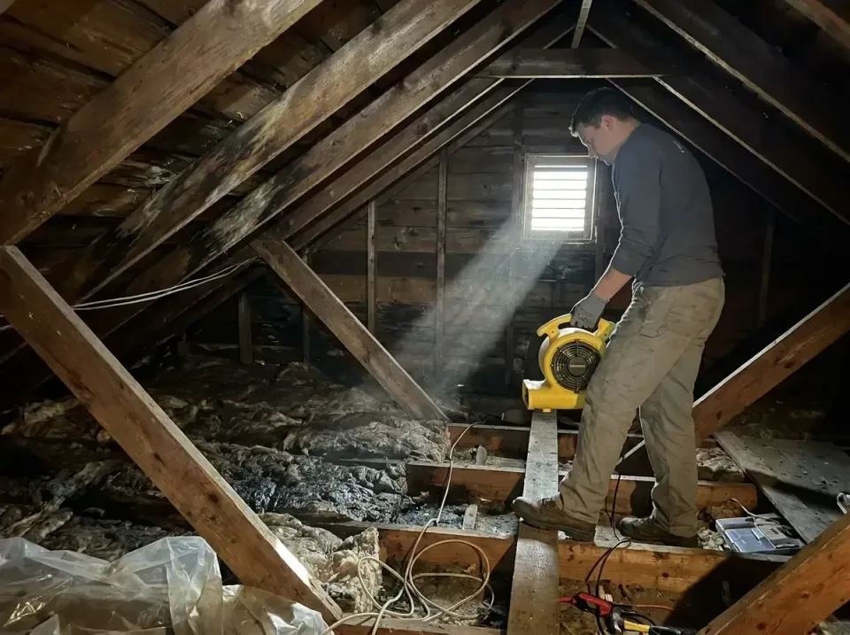 attic-water-damage-drying-proc-007 — frequently asked questions, Emergency Water Extraction & 24/7 Flood Response in Monmout…